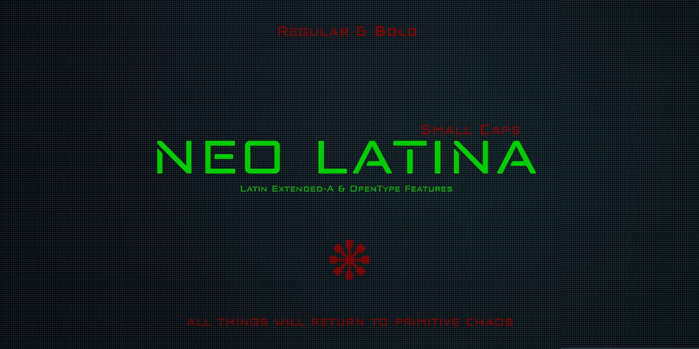 Шрифт Neo Latina